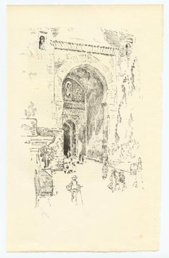"Alhambra" original lithograph