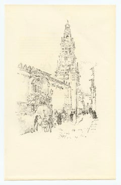"Alhambra" original lithograph