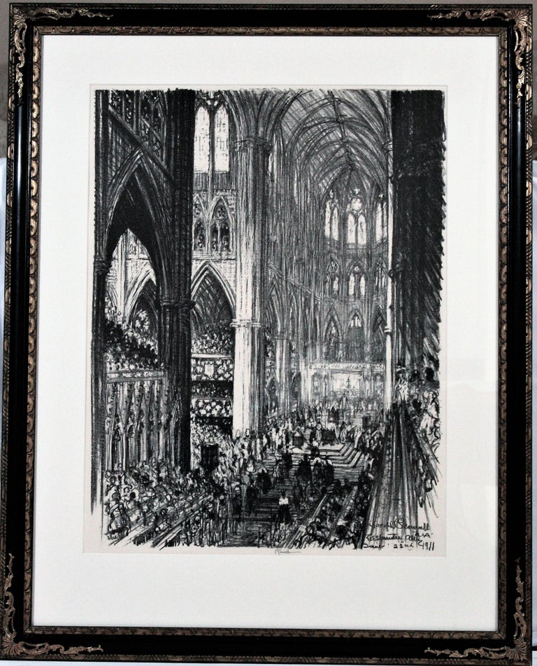 Coronation of King George V and Queen Mary in Westminster Abbey. June 22, 1911. For Sale 1
