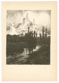 Lithographie originale « Le Puy »