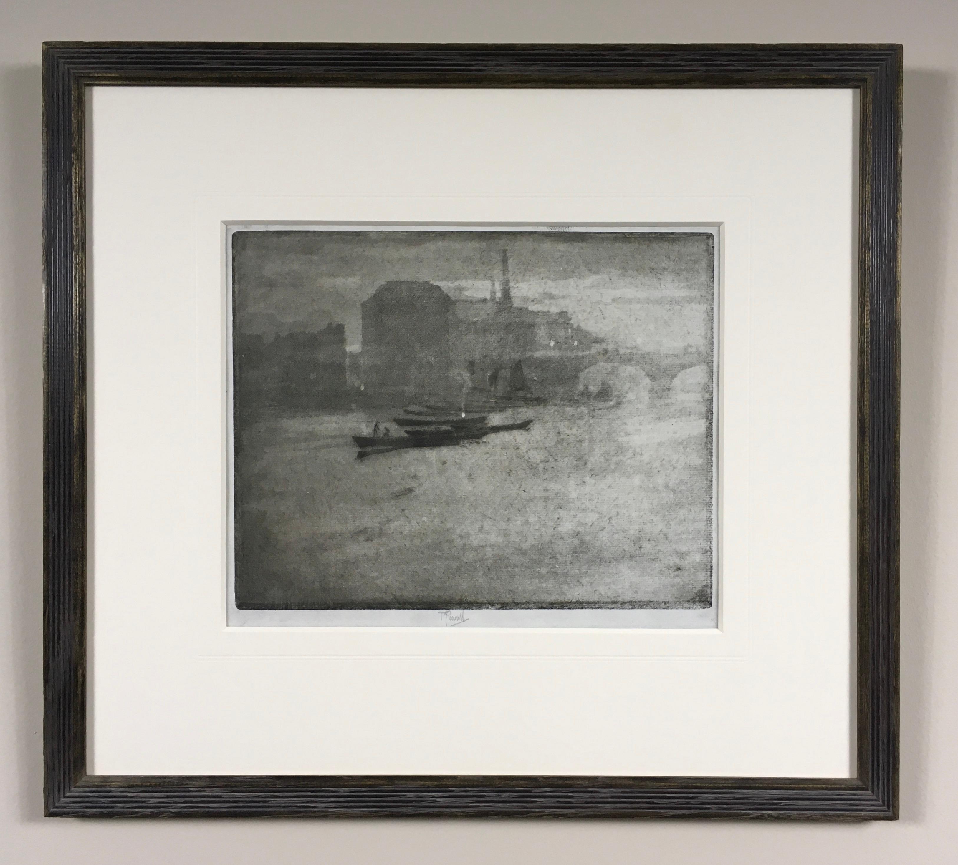 La Tamise, 1894 - gravure à l'aquatinte victorienne de Londres par Joseph Pennell en vente 1