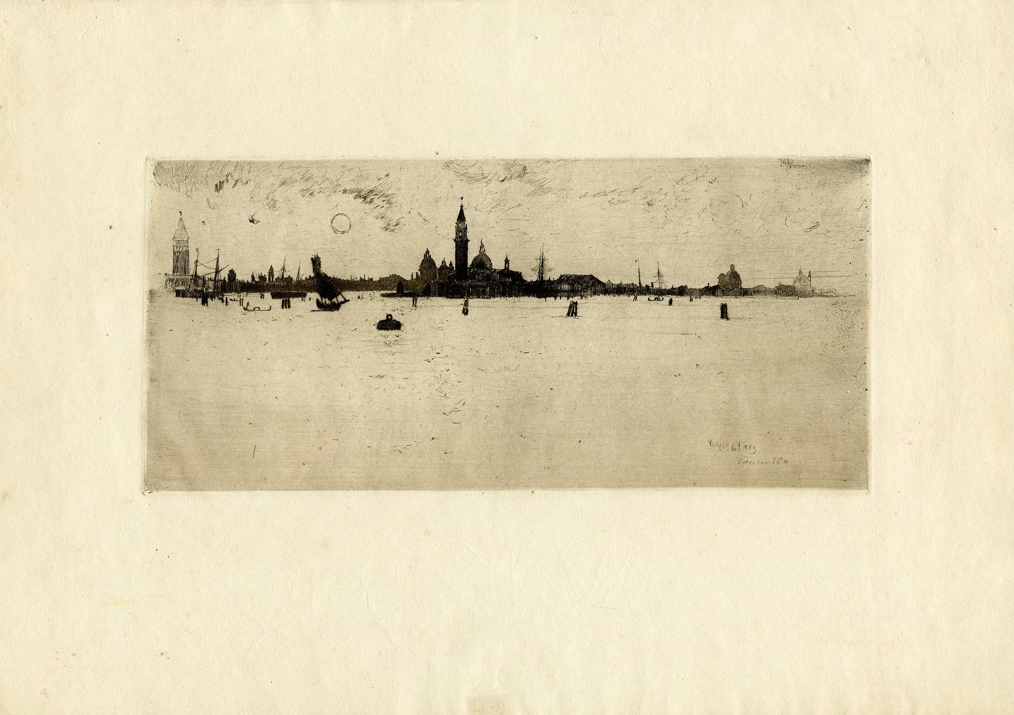 Venice from the Sea - Print by Joseph Pennell