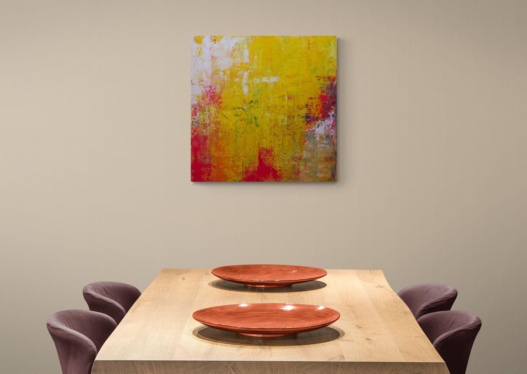 All'inizio, Pittura, Acrilico su tela - Painting Astratto di Joseph Piccillo
