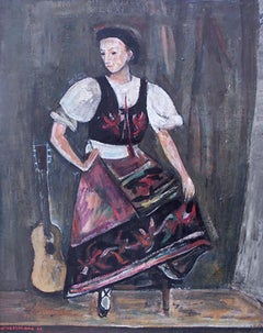 Vintage Ukrainian Folk Dancer