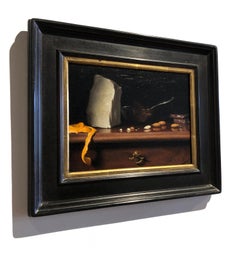 Realist Still Life, "Homemade Chocolate", oil on linen on panel
