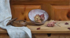 Still Life with White and Pink Lilacs "Old Friends" (Realism, Naturalism)