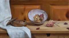 Still Life with White and Pink Lilacs "Old Friends" (Realism, Naturalism)