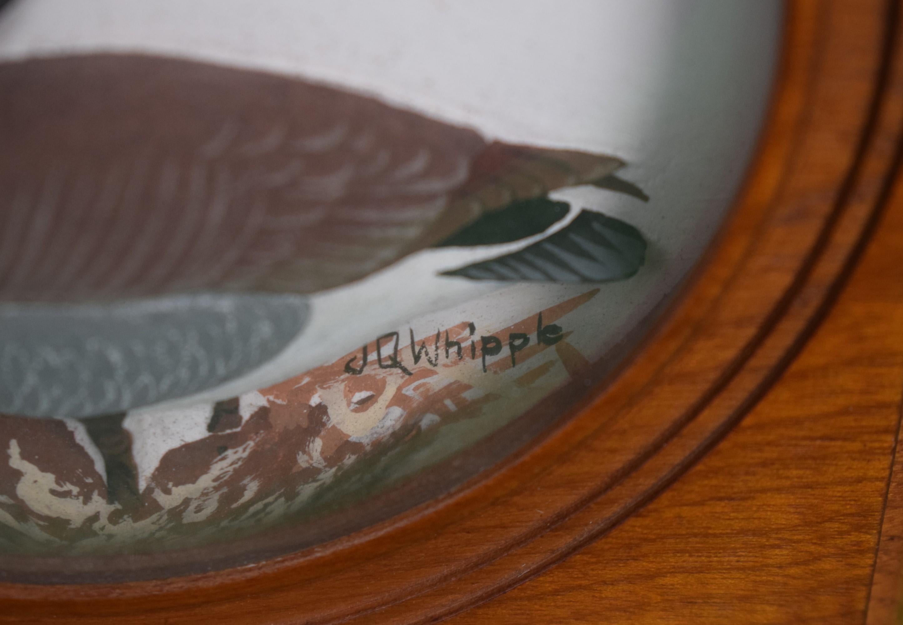 Abercrombie & Fitch Redhead Goose Hand-Painted by Joseph Q. Whipple Shadowbox 1