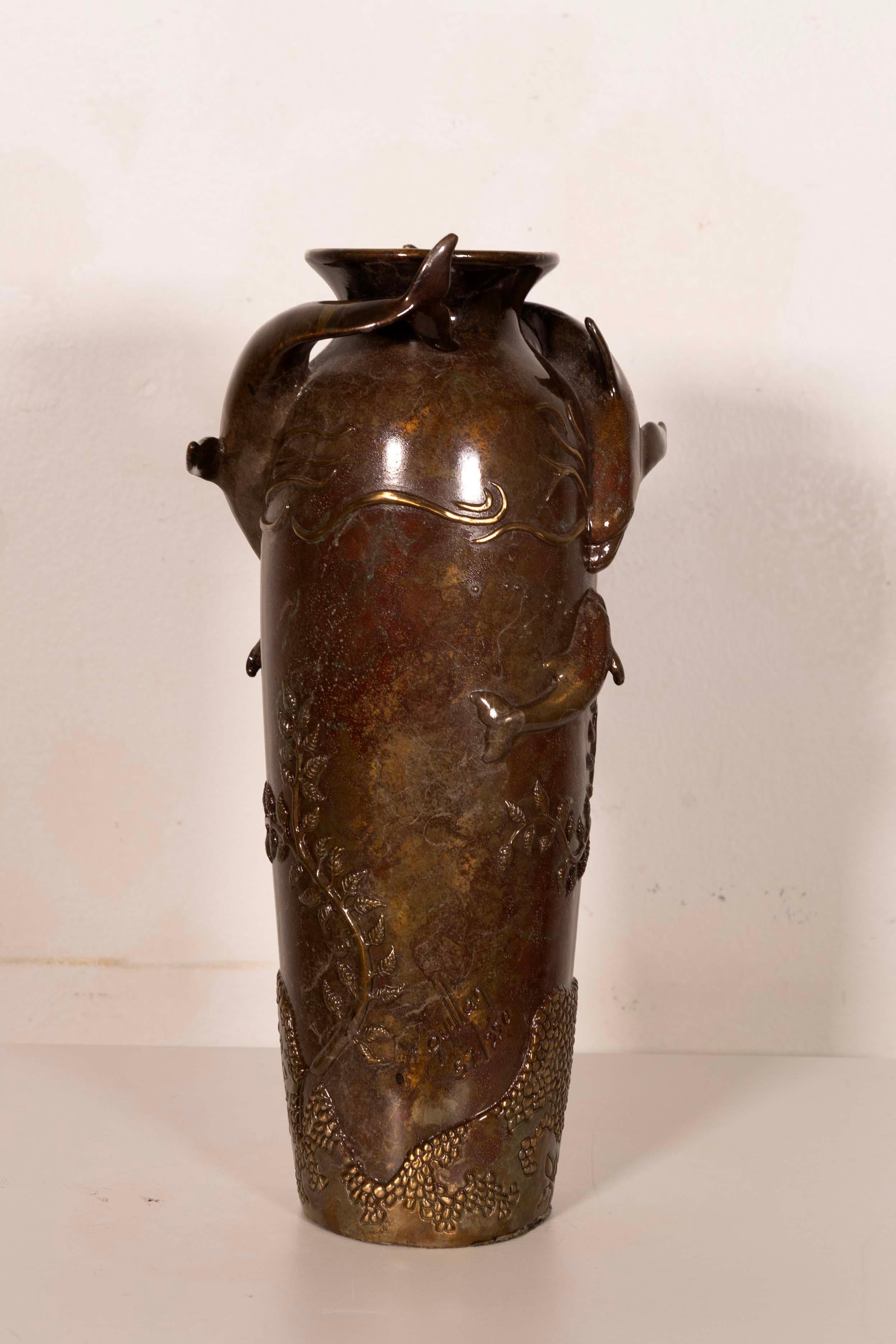 Americano Joseph Quillian Incontro mistico firmato Scultura contemporanea in bronzo da studio in vendita