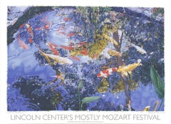 After Joseph Raffael 'Pond with Goldfish' 2004- Serigraph