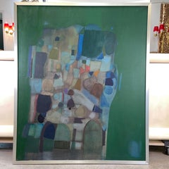 Joseph Raffaele, Abstract Oil on Canvas, 1958