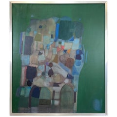 Joseph Raffaele, Abstract Oil on Canvas, 1958