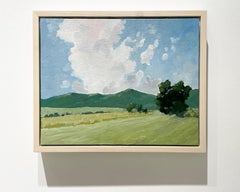 Midsummer (En Plein Air Landscape Painting of Country Mountains and Sky)