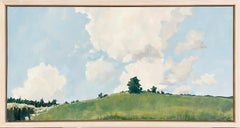 Upper Meadow in June (Contemporary Panoramic Plein Air Landscape Painting)