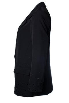 Joseph Ribkoff, black blazer with black strass