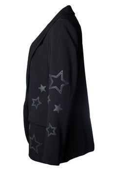 Joseph Ribkoff, black blazer with strass