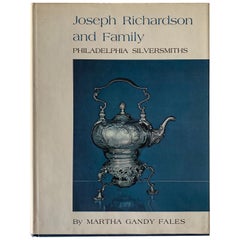 Vintage Joseph Richardson and Family Philadelphia Silversmiths Book