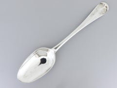 Joseph Richardson Sr. 18th Century Philadelphia Shell Back 8" Coin Silver Spoon