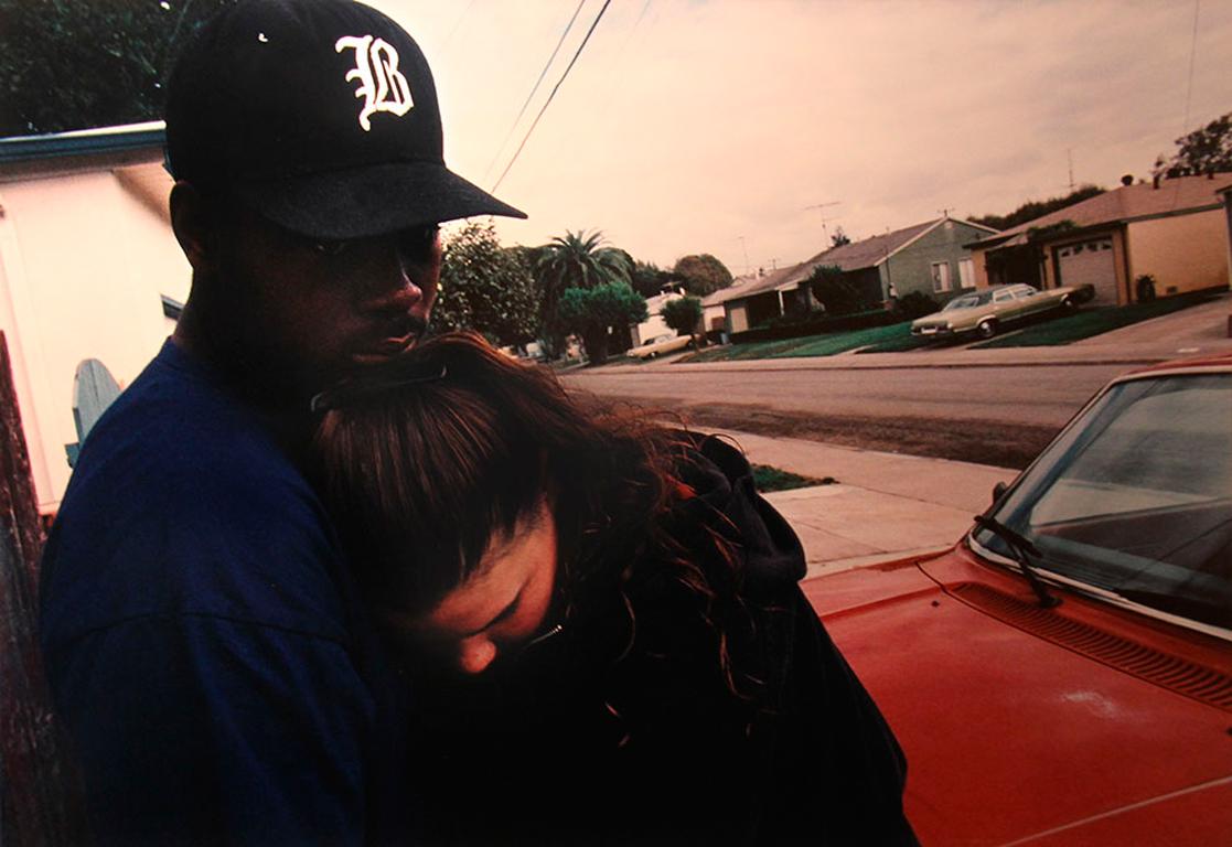 Portrait Photograph Joseph Rodriguez - Sans titre (Interracial Couple)