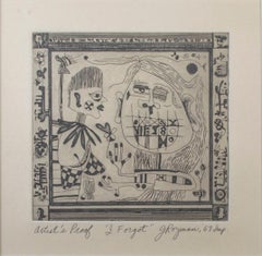'I Forgot' original etching (A/P)