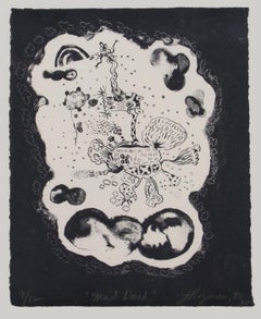 'Mad Dash' original lithograph signed by Joseph Rozman