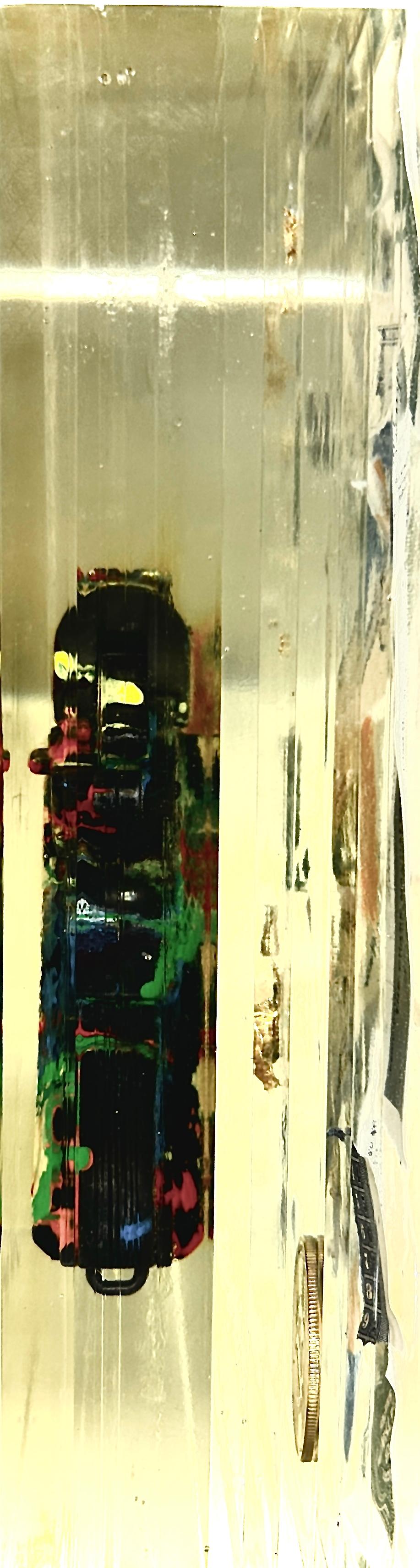 Joseph Safina
Atlantic, 2024
Resin and mixed media with decommissioned 1911 gun10 x 10 x 3 in (25.40 x 25.40 x 7.62 cm)