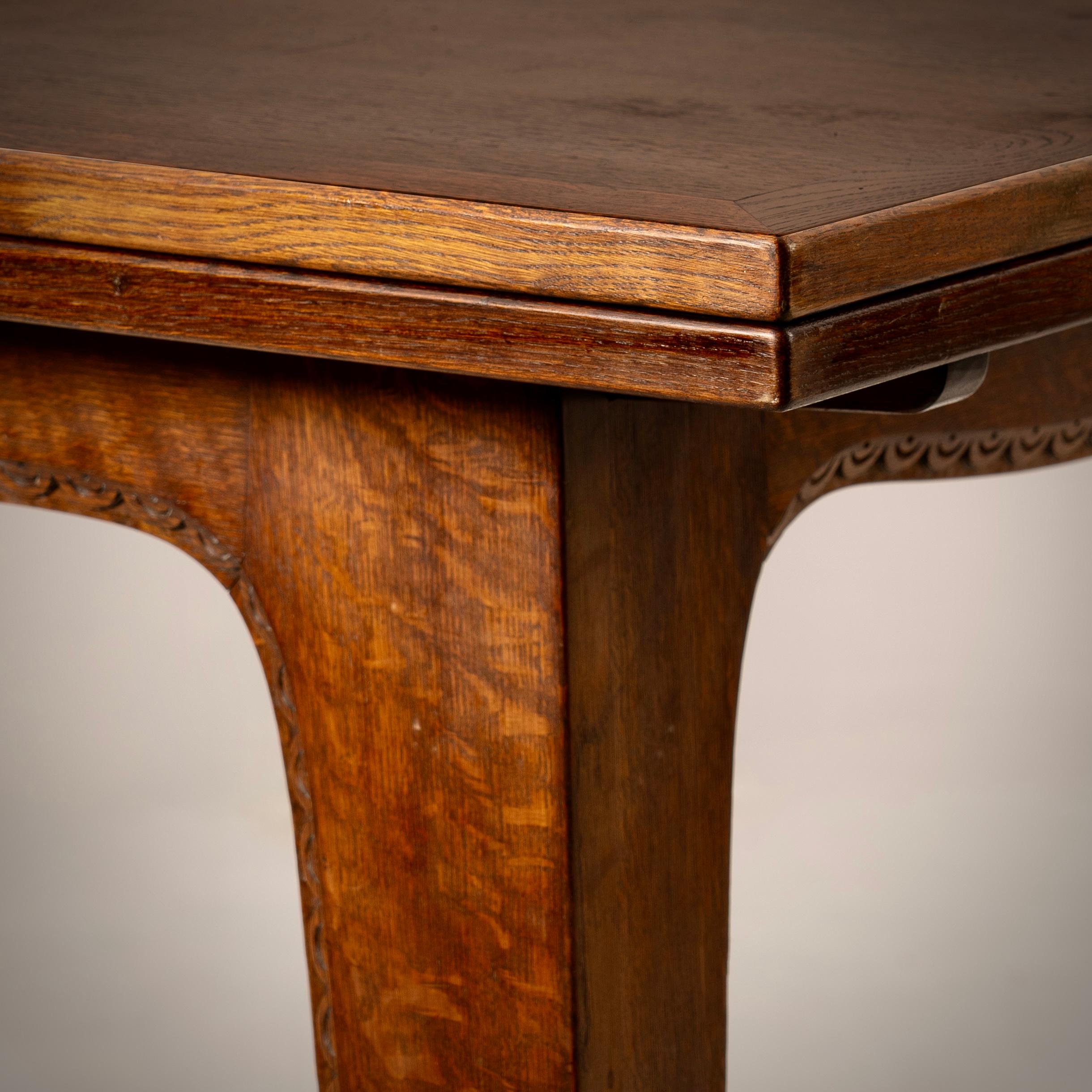 JOSEPH SAVINA (1901-1983) important dining table circa 1940 In Good Condition For Sale In Paris, FR