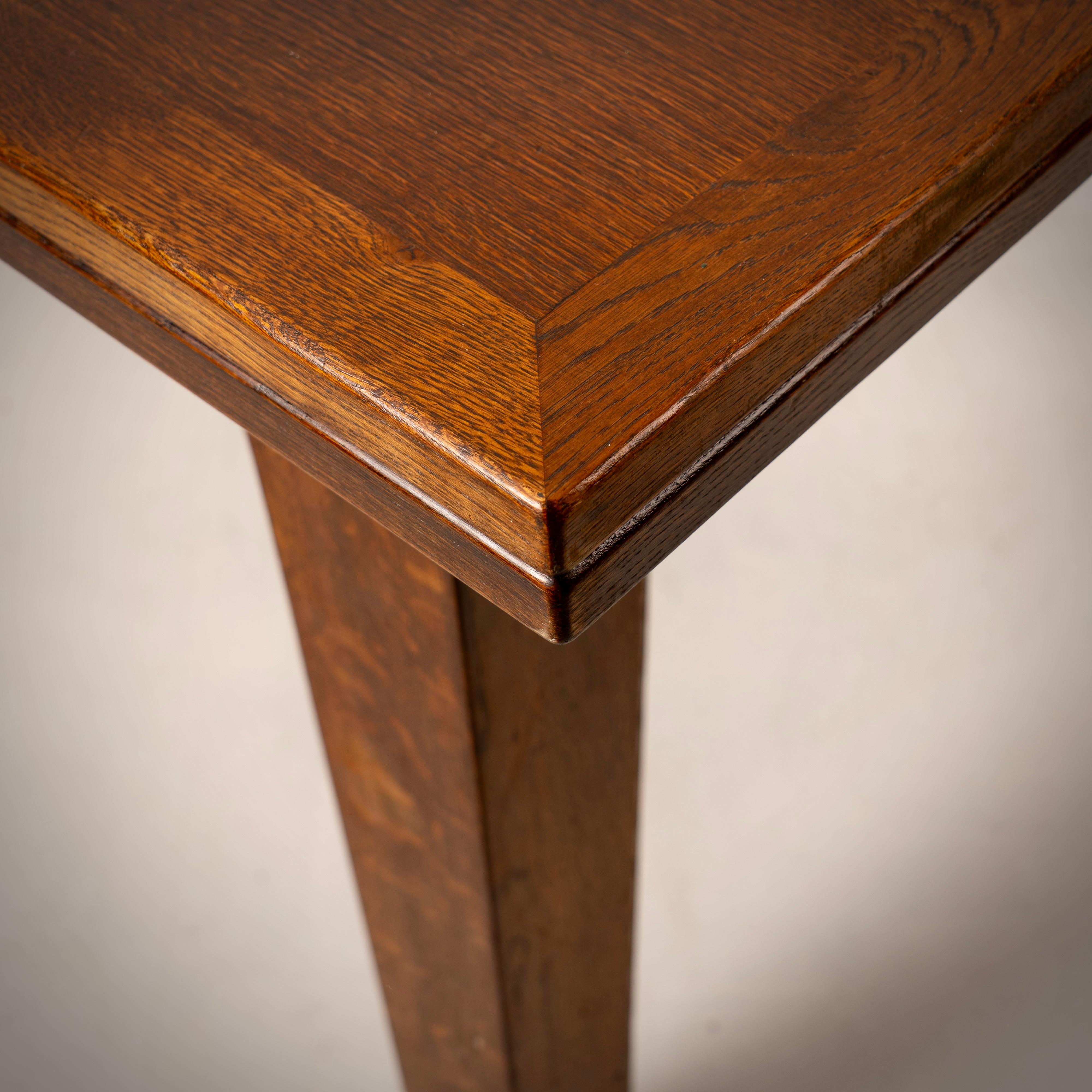 Wood JOSEPH SAVINA (1901-1983) important dining table circa 1940 For Sale