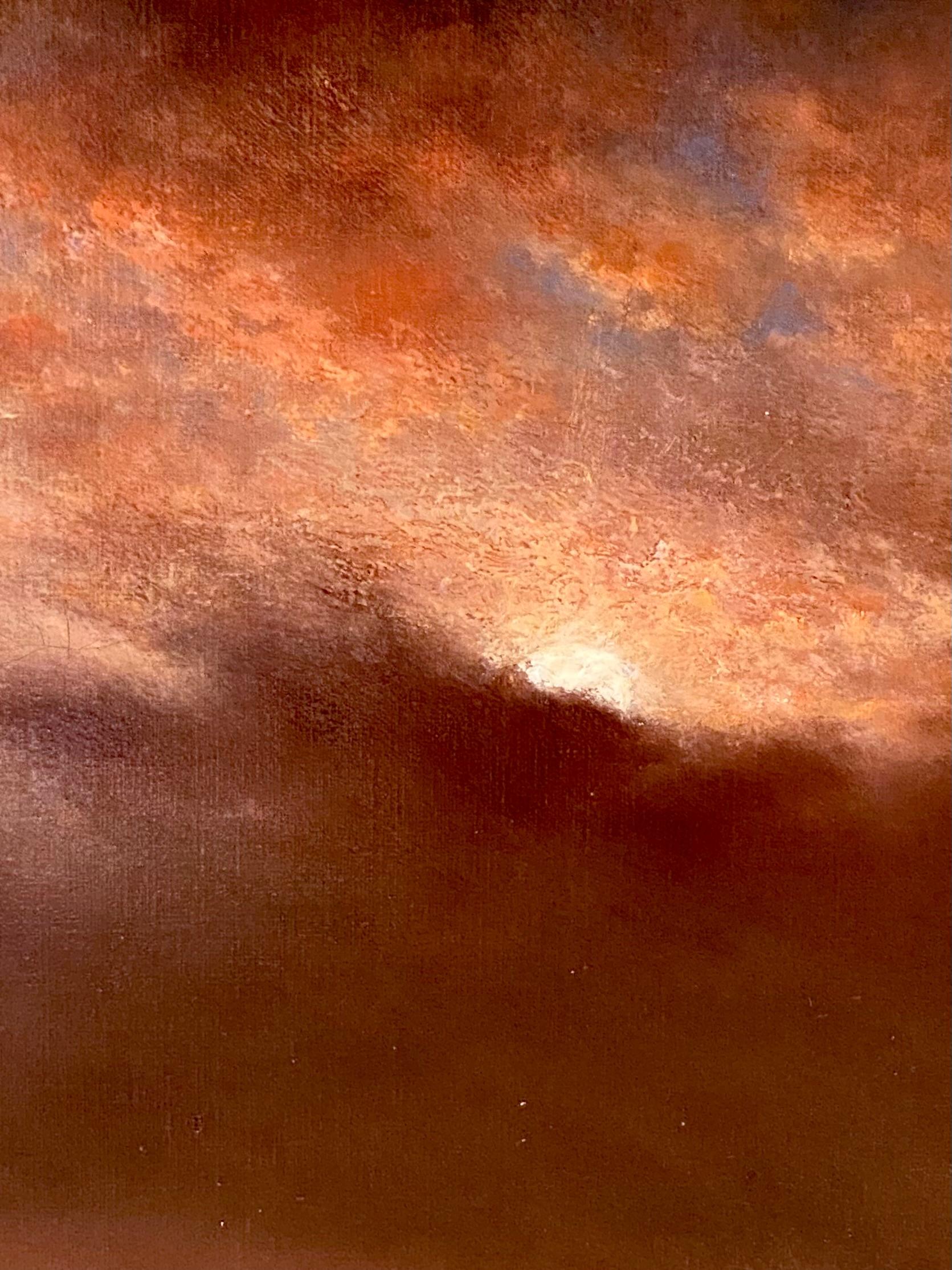 Sunset at Sea by Joseph Schippers (1868 – Antwerp – 1950) signed and dated 1936 For Sale 4
