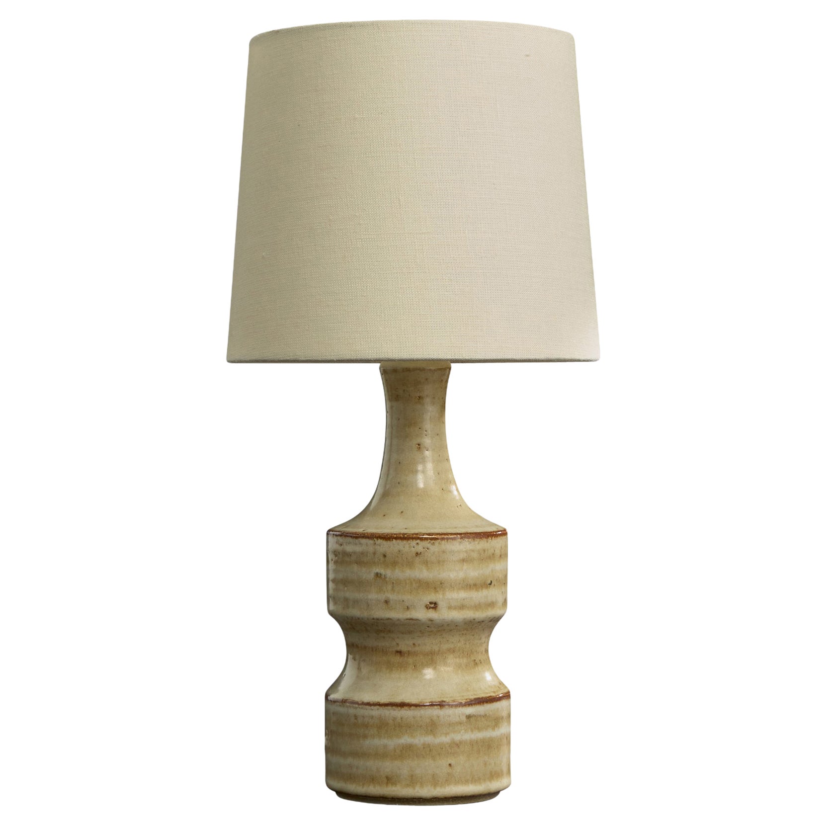 Joseph Simon, Table Lamp, Stoneware, Denmark, 1960s For Sale