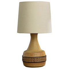Joseph Simon, Table Lamp, Stoneware, Denmark, 1960s