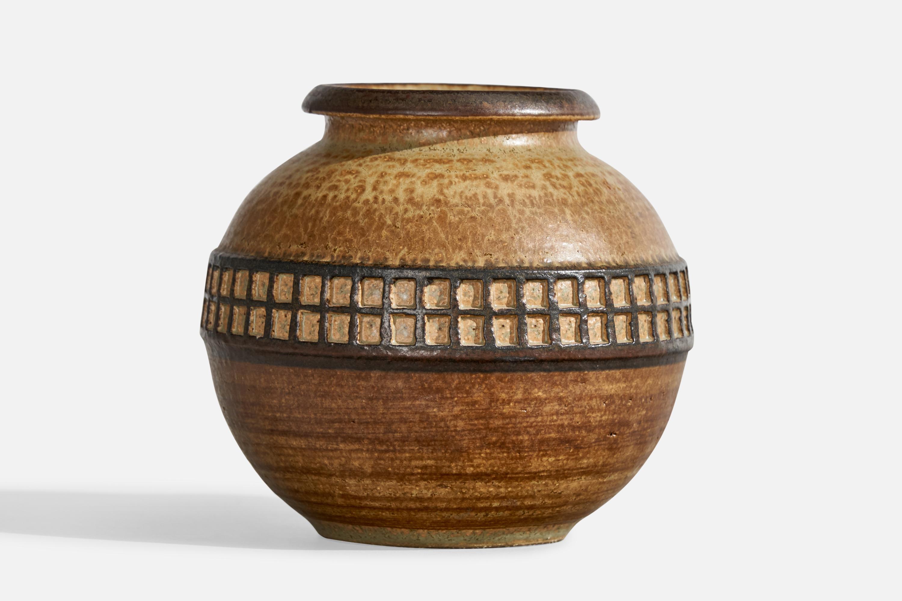 Scandinavo moderno Joseph Simon, Vaso, Gres, Danimarca, anni '60 in vendita