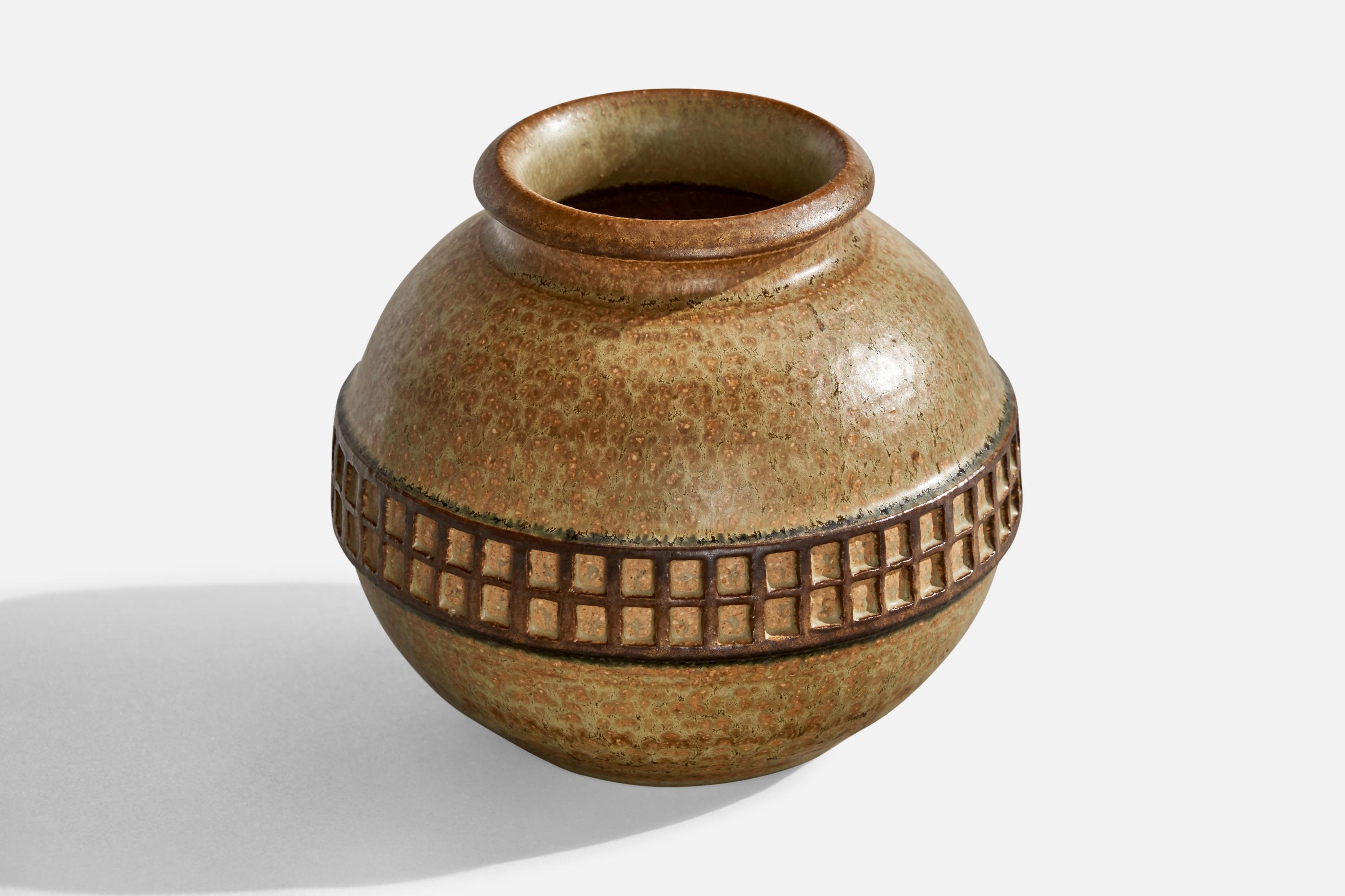 Scandinavo moderno Joseph Simon, Vaso, Gres, Danimarca, anni '60 in vendita