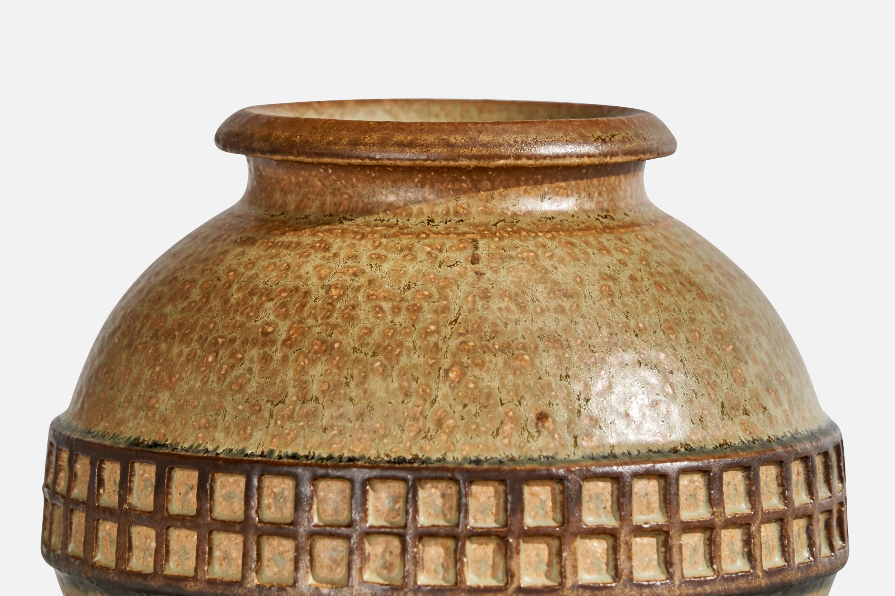 Metà XX secolo Joseph Simon, Vaso, Gres, Danimarca, anni '60 in vendita