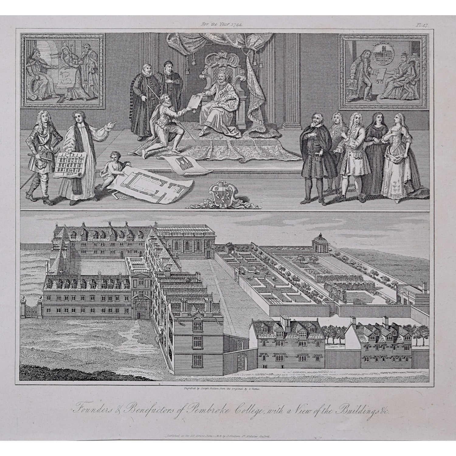 To see our other views of Oxford and Cambridge, scroll down to "More from this Seller" and below it click on "See all from this Seller" - or send us a message if you cannot find the view you want.

Joseph Skelton (1783 - 1871) after George Vertue