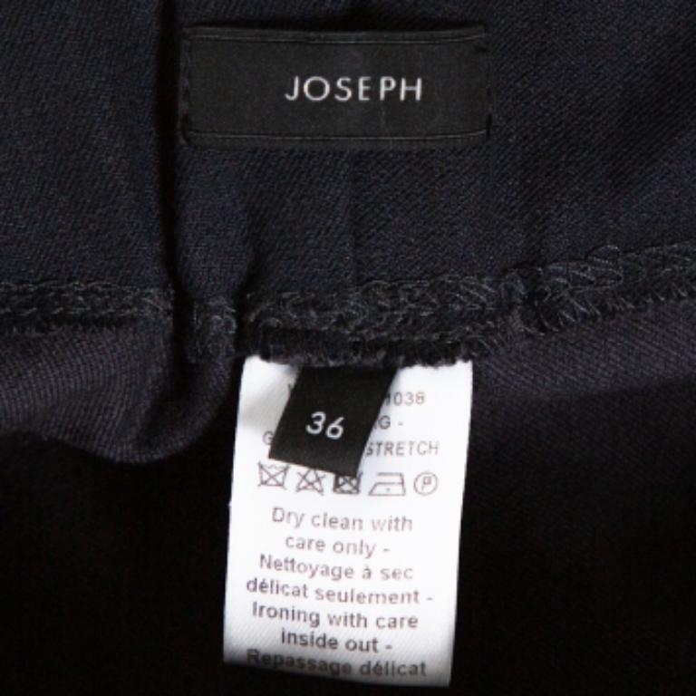 Black Joseph Slate Green Stretch Gabardine Leggings S For Sale