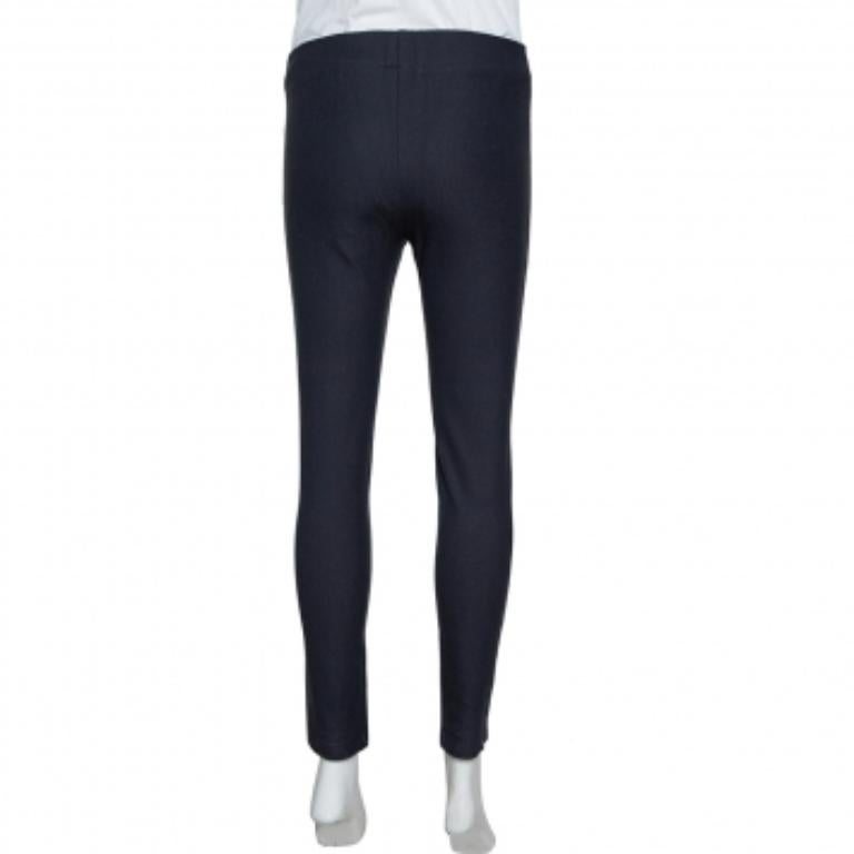 Women's Joseph Slate Green Stretch Gabardine Leggings S For Sale