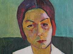 Barbara Begg, Expressionist Portrait by Joseph Solman
