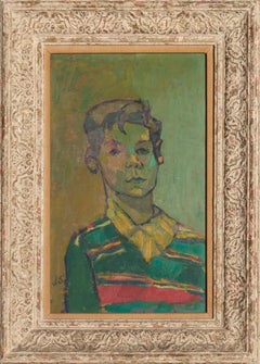 John Begg Jr., Expressionist Portrait by Joseph Solman