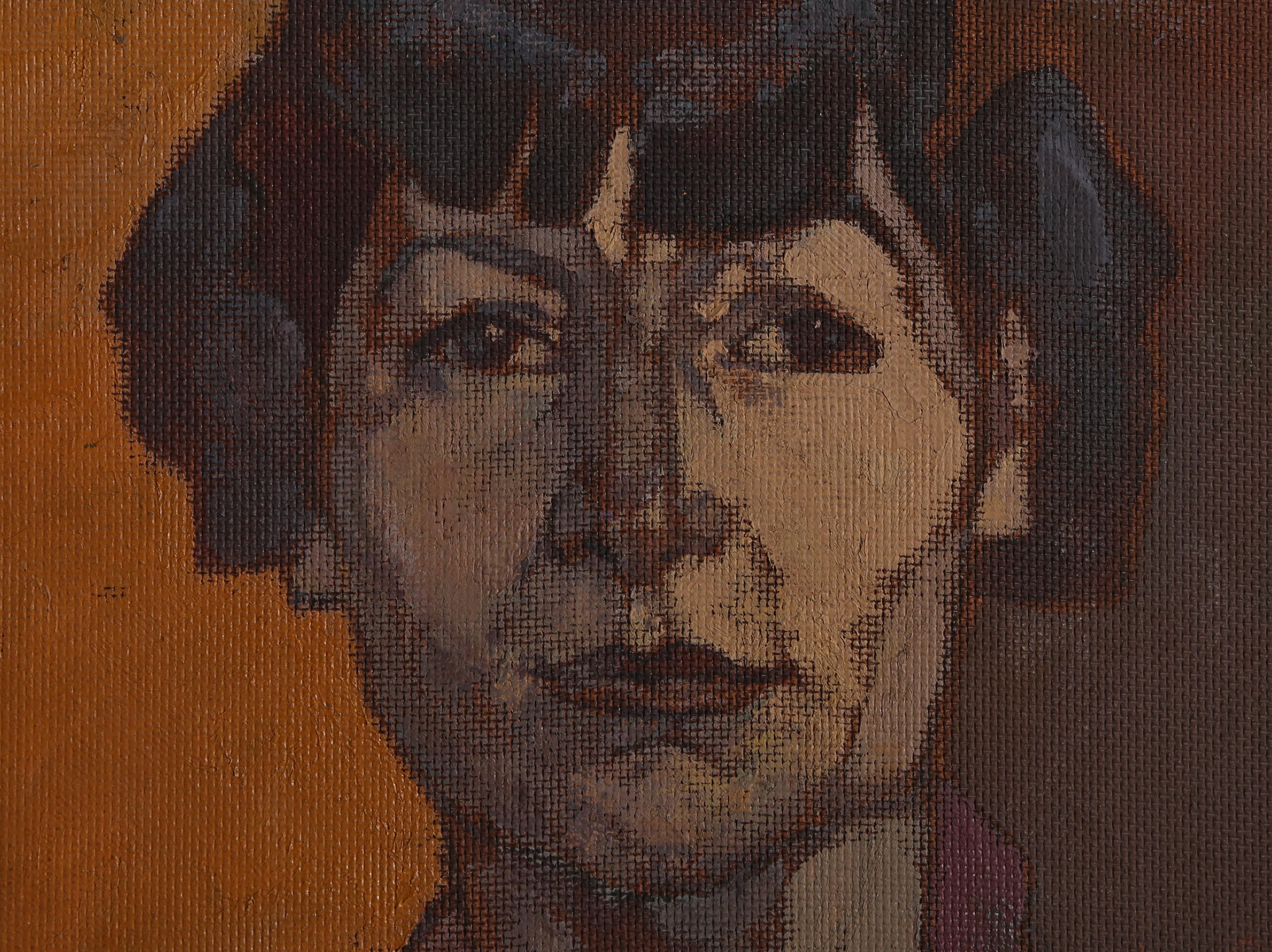 Marian Begg, portrait expressionniste de Joseph Solman en vente 1