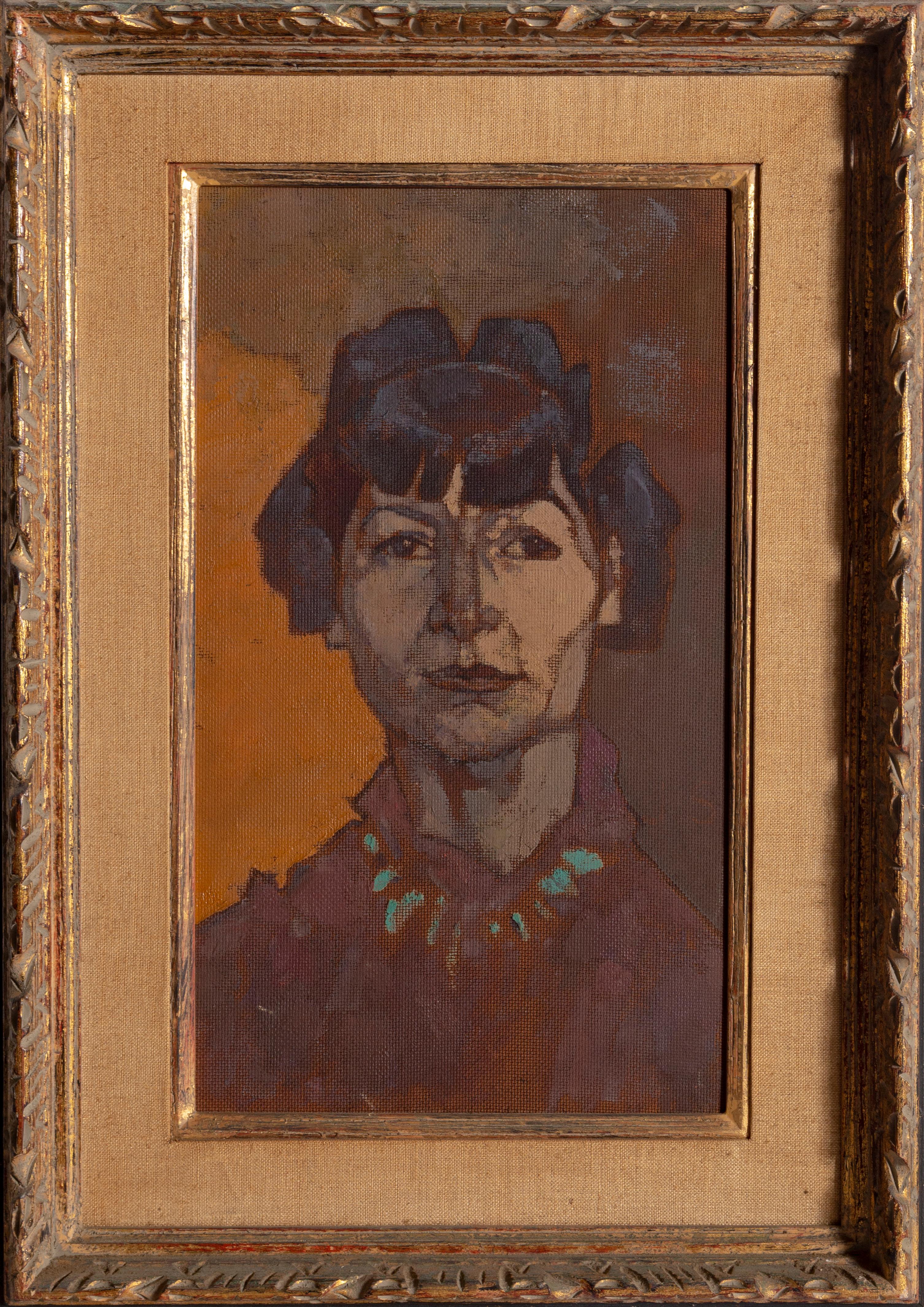 Marian Begg, Expressionist Portrait by Joseph Solman