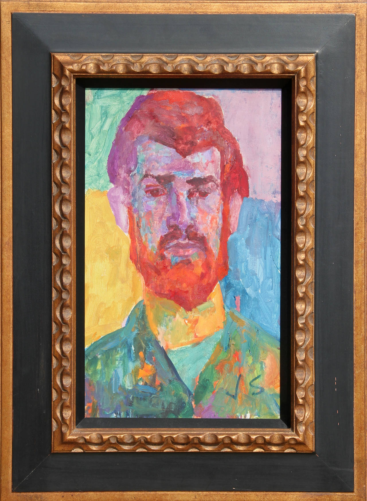 Joseph Solman Portrait Painting - The Red Beard