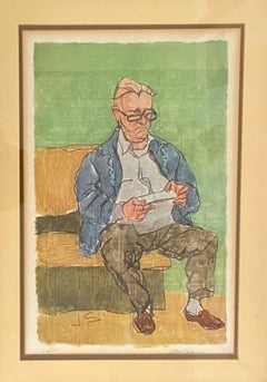 Joseph Solman Lithograph New York City Subway Great Depression WPA Artist