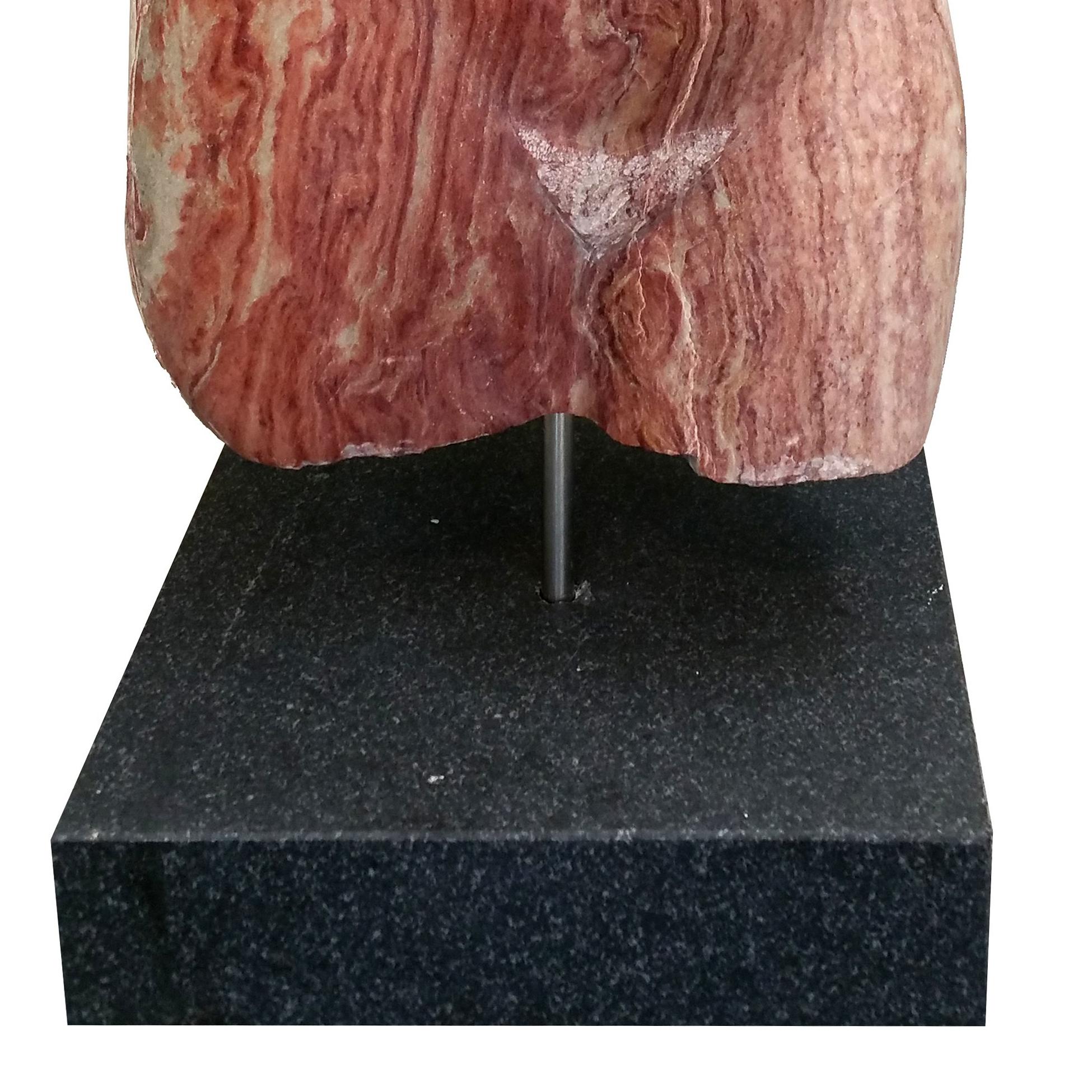 Rose Torso - Abstract Impressionist Sculpture by Joseph Sovella