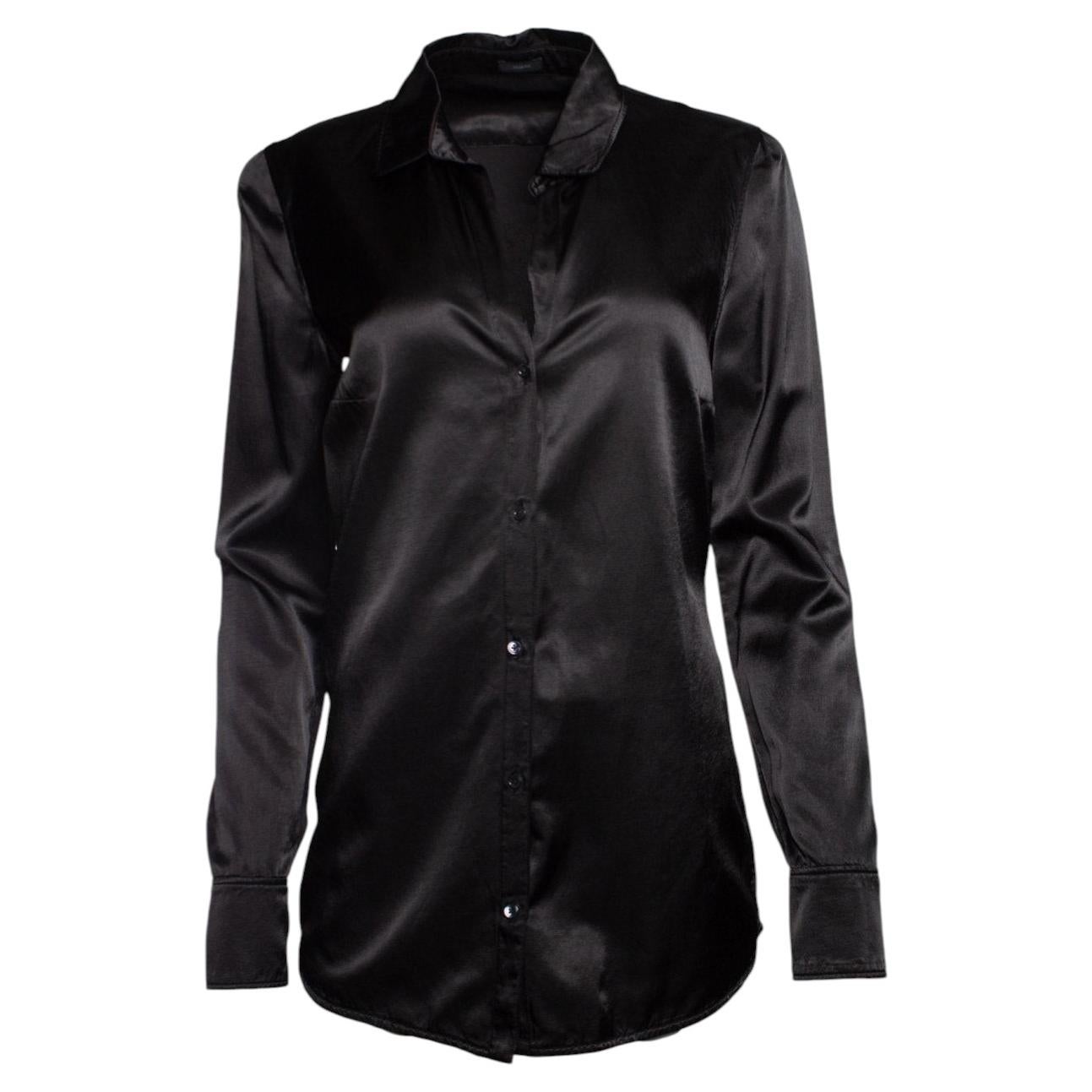 Joseph, Stacy Satin blouse in black