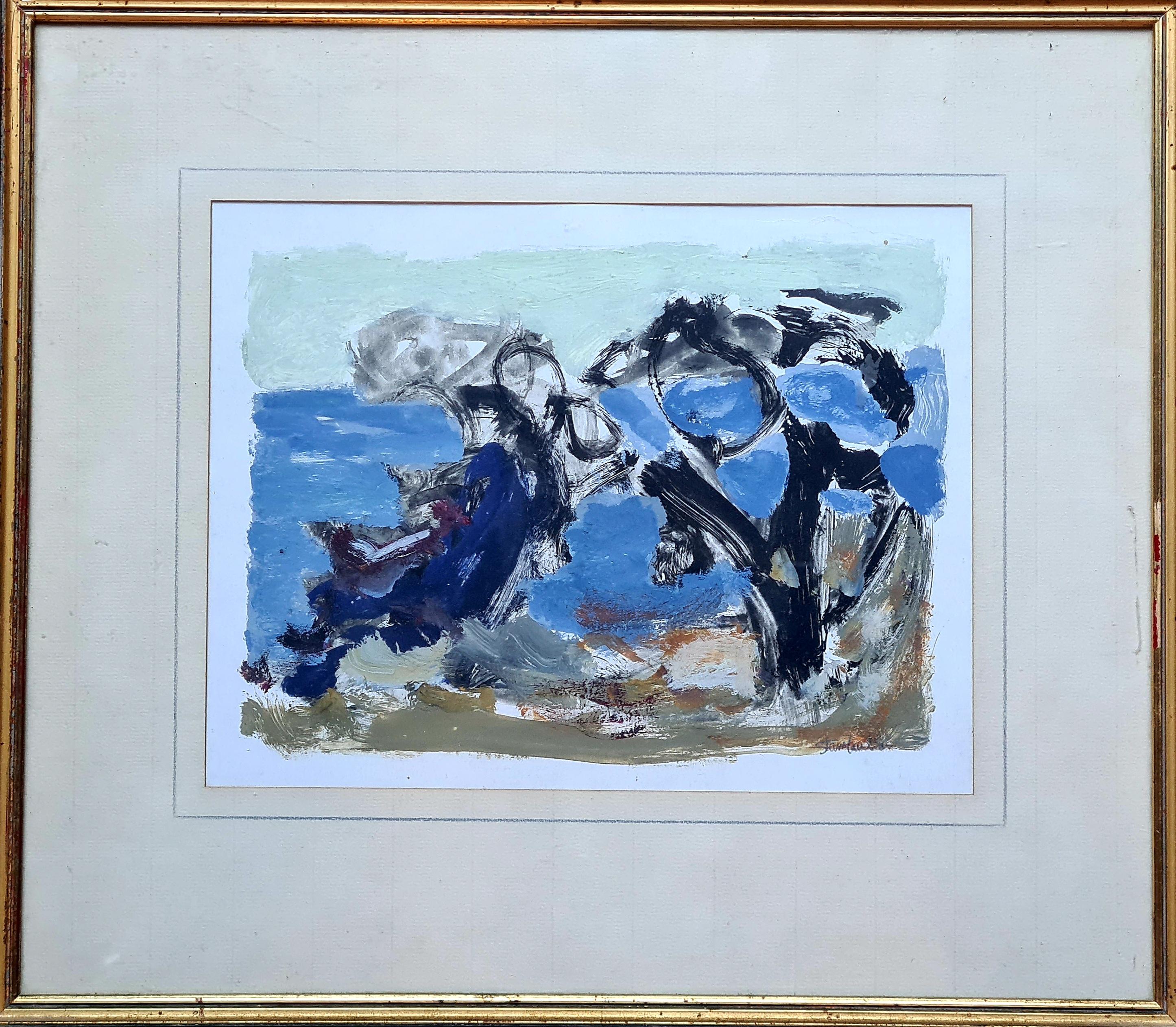 Französisches expressionistisches Gemälde, 