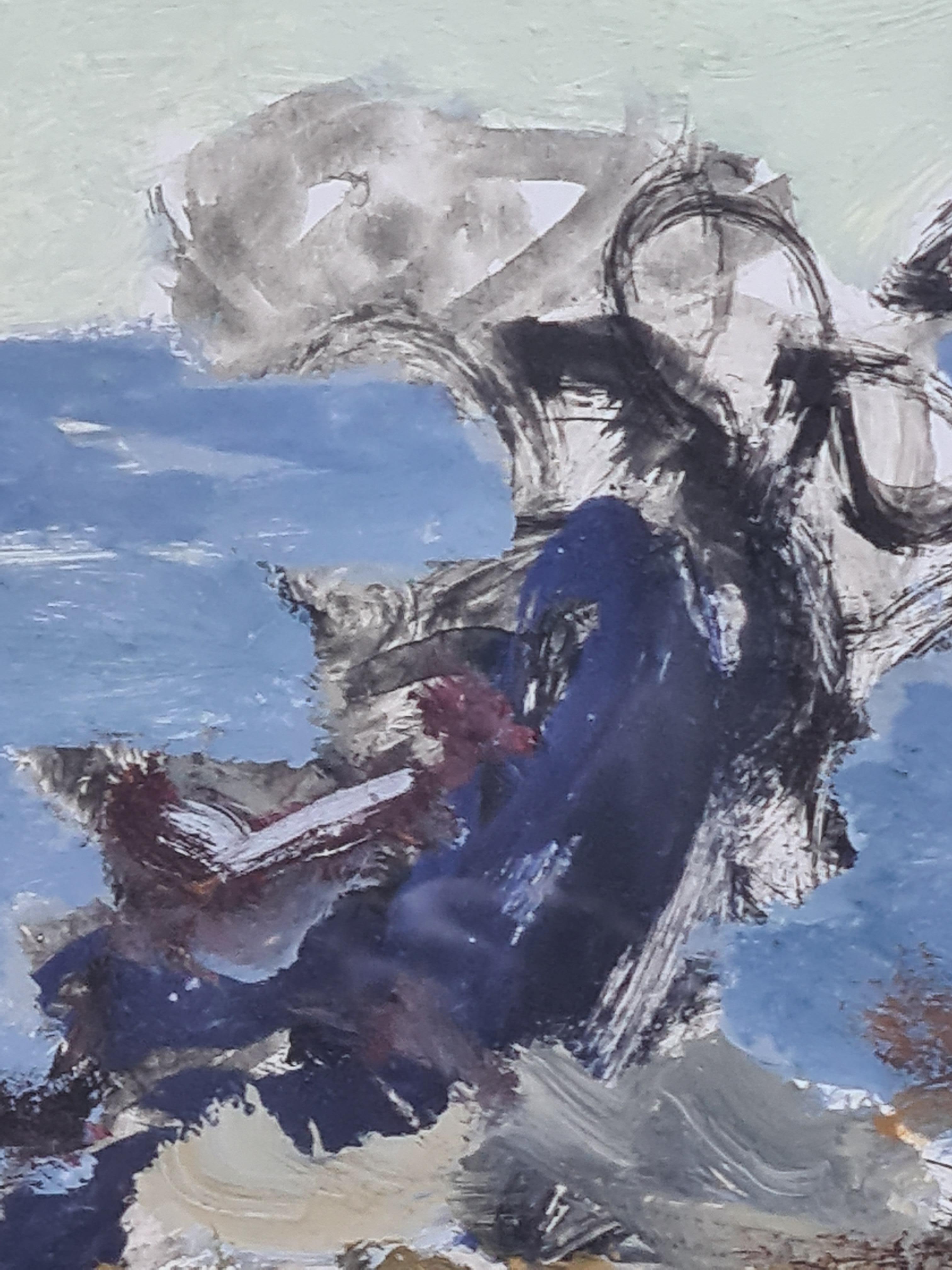Französisches expressionistisches Gemälde, 