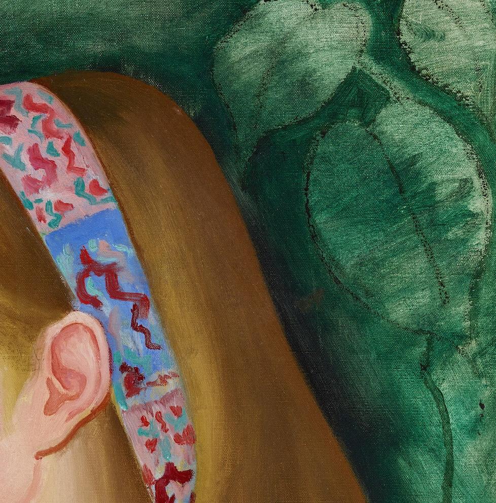 Portrait de la grâce - Modernisme américain Painting par Joseph Stella