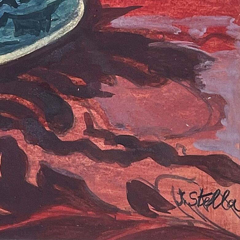 Stilleben mit Orangen – Painting von Joseph Stella