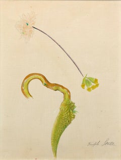 Antique Tropical Flower with Azalea 